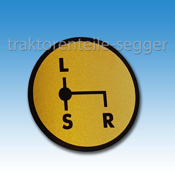 Aufkleber Schaltschema Deutz 06 Baureihe L S R